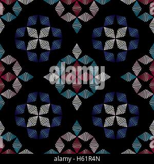 Abstrakte Hand gezeichnete Muster. Vektor nahtlose Hintergrund. Moderne stilvolle Textur. Stock Vektor