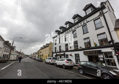 Nesbitt Arms Hotel in Ardara Main Street, County Donegal, Irland Stockfoto