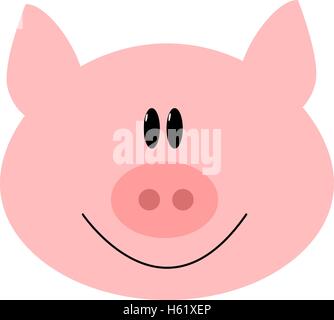 Schwein-Cartoon-Vektor Stock Vektor