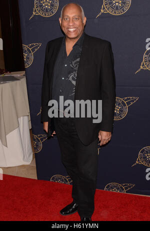 Sheldon Craig kommt bei der 53. Annual ICG Publizisten Awards im The Beverly Hilton in Beverly Hills im Febeuary 26, 2016. Stockfoto