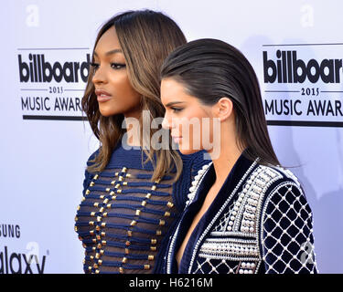 Jourdan Dunn und Kendall Jenner besuchen den 2015 Billboard Music Awards in der MGM Grand Garden Arena Stockfoto