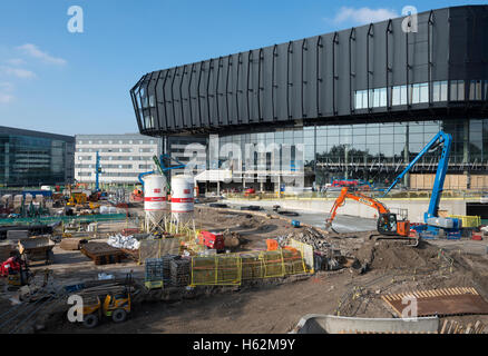 Der Bau der WestQuay Wasserzeichen Entwicklung im Stadtzentrum von Southampton in Hampshire, England, UK 23. Oktober 2016 Stockfoto