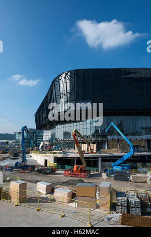 Der Bau der WestQuay Wasserzeichen Entwicklung im Stadtzentrum von Southampton in Hampshire, England, UK 23. Oktober 2016 Stockfoto