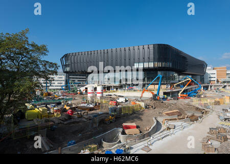 Der Bau der WestQuay Wasserzeichen Entwicklung im Stadtzentrum von Southampton in Hampshire, England, UK 23. Oktober 2016 Stockfoto