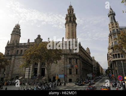 Barcelona, Spanien. 16. Oktober 2016. Blick auf die Straße in Barcelona, Spanien, 17. Oktober 2016. © Swoboda Stepanov/ZUMA Draht/Alamy Live-Nachrichten Stockfoto