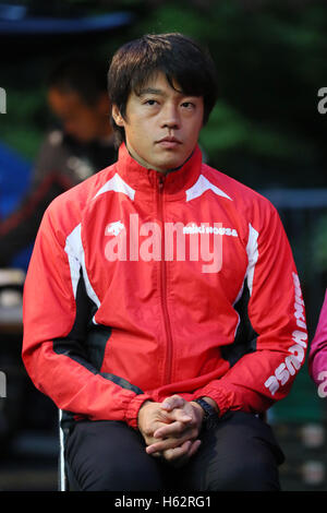 Mitake Kanu Slalom Parcours, Tokio, Japan. 23. Oktober 2016. Takuya Haneda, 23. Oktober 2016 - Kanu Slalom: Japan Kanu Slalom 2016 Japan-Cup-Finale Preisverleihung im Mitake Kanu Slalom Parcours, Tokio, Japan. Bildnachweis: YUTAKA/AFLO SPORT/Alamy Live-Nachrichten Stockfoto