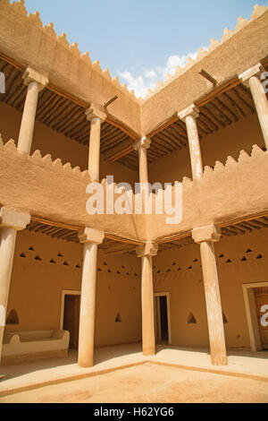 Straßen der alten Stadt Diriyah in der Nähe von Ar-Riyadh, Saudi Arabien Stockfoto