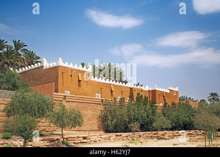 Straßen der alten Stadt Diriyah in der Nähe von Ar-Riyadh, Saudi Arabien Stockfoto