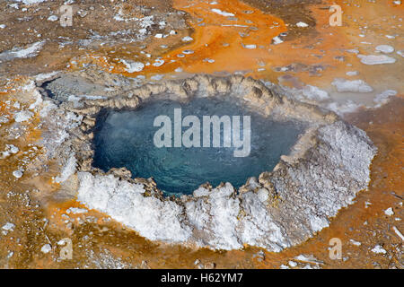Bunte heißes Wasser Pool im Yellowstone Nationalpark, USA Stockfoto