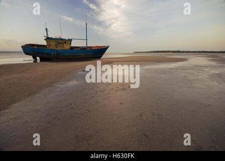 Ebbe, Inhambane, Mosambik. Stockfoto