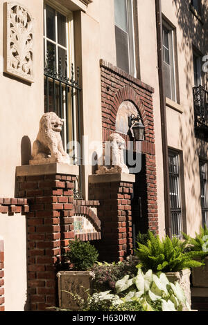 East 19th Street in der Gramercy Park Historic District, NYC, USA Stockfoto