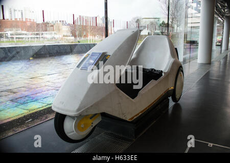 Industrie, industrielle, Erbe, Sinclair C5 in Swansea Maritime Museum Stockfoto