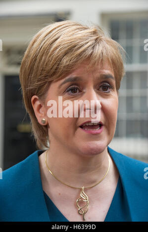Nicola Sturgeon, erster Minister von Schottland und Führer der Scottish National party Stockfoto