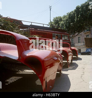 Ferrari P2 hinteren Körper Abschnitte Cefalu Targa Florio 1965 Stockfoto