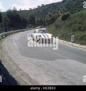 112 Franco Berruto und Michele Licheri in einem Porsche 911 fertig 36 bei der Targa Florio 3. Mai 1970 Stockfoto