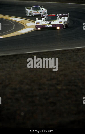 Silk Cut Jaguar XJR-9 1989 Stockfoto