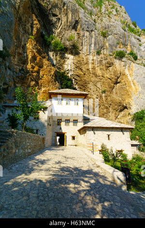 Die Tekija, ein Sufi-Kloster in Blagaj, Bosnien und Herzegowina Stockfoto