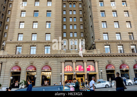 San Francisco, CA, USA, Straßenszene, Luxus-Hotel 'The Westin St. Francis' Union Square Stockfoto