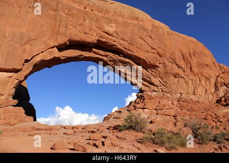 Nord-Fenster Im Arches NP Stockfoto