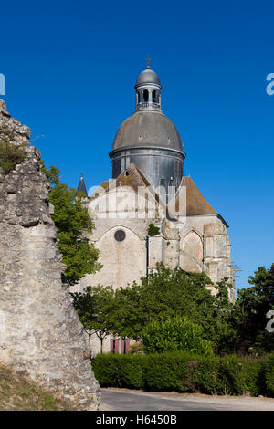 Saint Quiriace Stiftskirche Kirche, Provins mittelalterliche Stadt, Seine-et-Marne, Ile de France, Frankreich Stockfoto