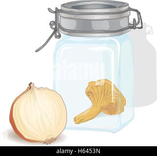 Glas-Vektor-Illustration isoliert Stock Vektor