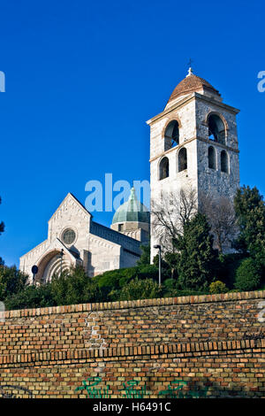 Kirche, Dom San Ciriaco, romanische Architektur, Ancona, Marken, Italien, Europa Stockfoto