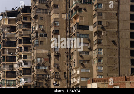 Wohngebäude, Kairo, Ägypten, Afrika Stockfoto