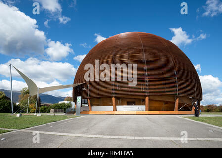 Welt der Wissenschaft und Innovation, Forschungszentrum CERN, Meyrin, Schweiz Stockfoto