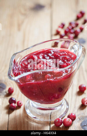 Orange Cranberry sauce Stockfoto