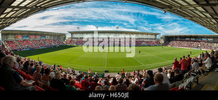 Leigh Sports Village, der Heimat des Rugby League Seite Leigh Zenturios. Foto: Brian Hickey/Alamy Stockfoto