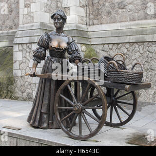 Statue zu Molly Malone in Suffolk Street, Dublin Stockfoto