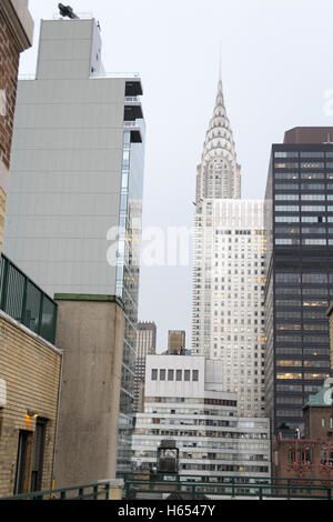 Chrysler Gebäude befindet sich in Midtown Manhattan und wurde im Jahr 1930 fertig gestellt Stockfoto