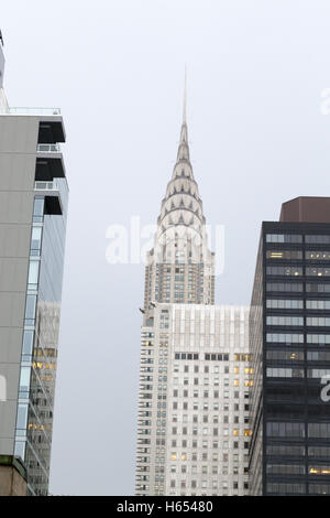 Chrysler Gebäude befindet sich in Midtown Manhattan und wurde im Jahr 1930 fertig gestellt Stockfoto