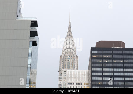 Chrysler Gebäude befindet sich in Midtown Manhattan und wurde im Jahr 1930 fertig gestellt Stockfoto