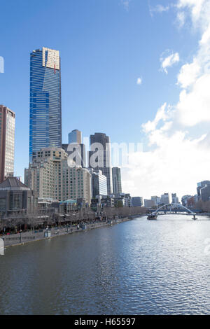 Melbourne wurde benannt die lebenswerteste Stadt der Welt für 6 Jahre in einem rohen (2016) Stockfoto