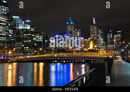 Melbourne wurde benannt die lebenswerteste Stadt der Welt für 6 Jahre in einem rohen (2016) Stockfoto