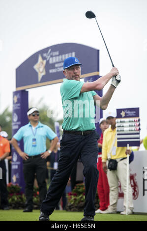 Boris Becker bei der Weltmission Promi pro-am-2016 Hügel China Golfturnier in Blackstone Kurs am 23. Oktober 2016 in Haikou, Provinz Hainan, China. | Verwendung weltweit Stockfoto