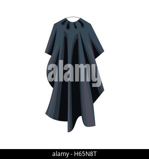 Schwarzer Umhang Symbol, Cartoon-Stil Stock Vektor