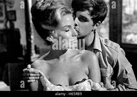 Das Grosse Liebesspiel, Deutschland 1963, Regie: Alfred Weidenmann, Monia: Alexandra Stewart, Thomas Fritsch Stockfoto