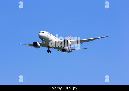 Boeing 787-800 Dreamliner HS-TQA Thaiairway. Stockfoto