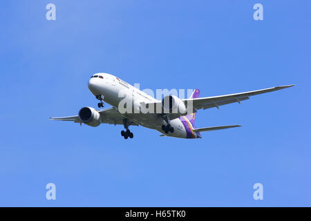 Boeing 787-800 Dreamliner HS-TQA Thaiairway. Stockfoto