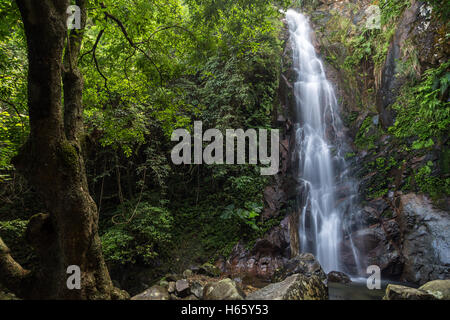 Mittleren Herbst der Ng Tung Chai Wasserfälle in die New Territories in Hongkong, China. Stockfoto