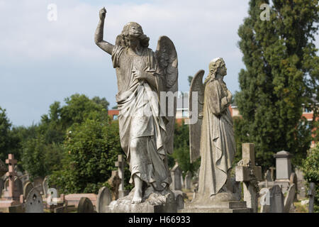 Friedhof Kensal Green in West-London Stockfoto