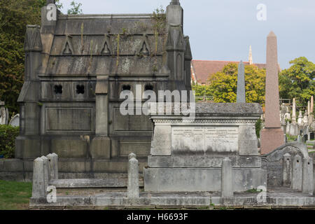 Friedhof Kensal Green in West-London Stockfoto