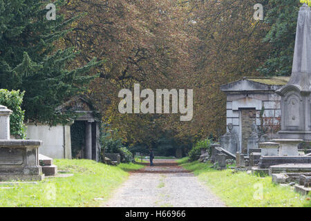 Friedhof Kensal Green in West-London Stockfoto