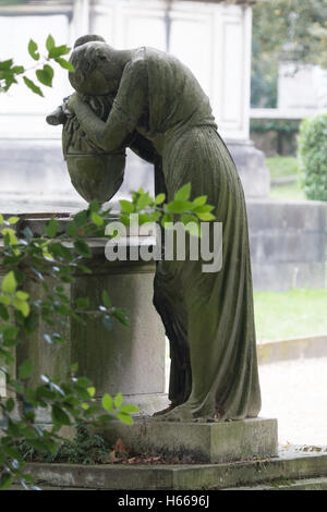 Friedhof Kensal Green in West-London Stockfoto