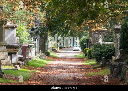 Friedhof Kensal Green in West-London Stockfoto