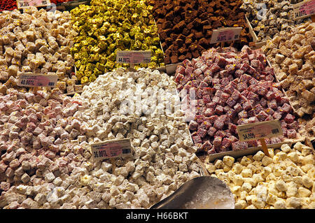 Turkish Delight / Lokum / Candy Stockfoto