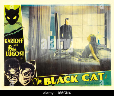 Schwarze Katze (1934) - Film-Poster- Stockfoto