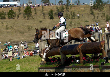 Olympische Spiele, Sydney, September 2000 Austin O'Connor (IRE) Reiten Fabio Stockfoto